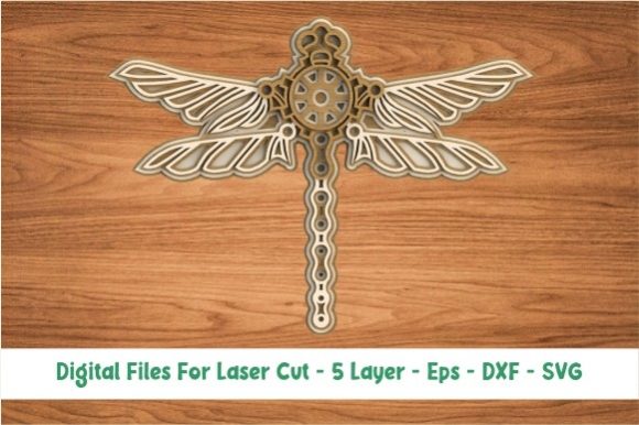 Create Stunning Dragonfly Art with a Multi-Layer Design