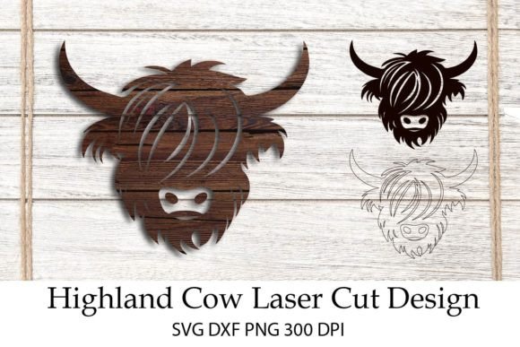 Highland Cow SVG Laser Cut: A Versatile Design Asset