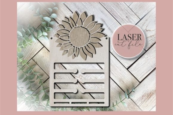 Sunflower Bow Holder SVG: Organize in Style